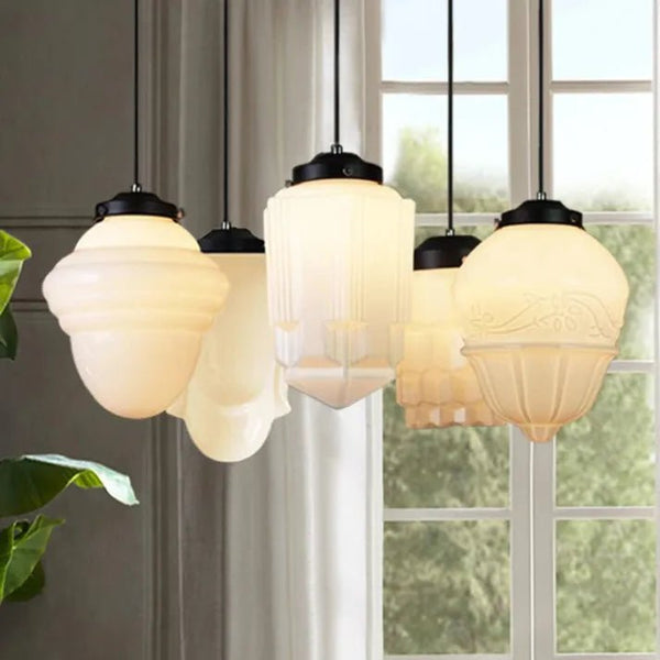 Hanglamp – Melkglas ontwerp – Geschikt voor diverse interieurstijlen | E27 fitting