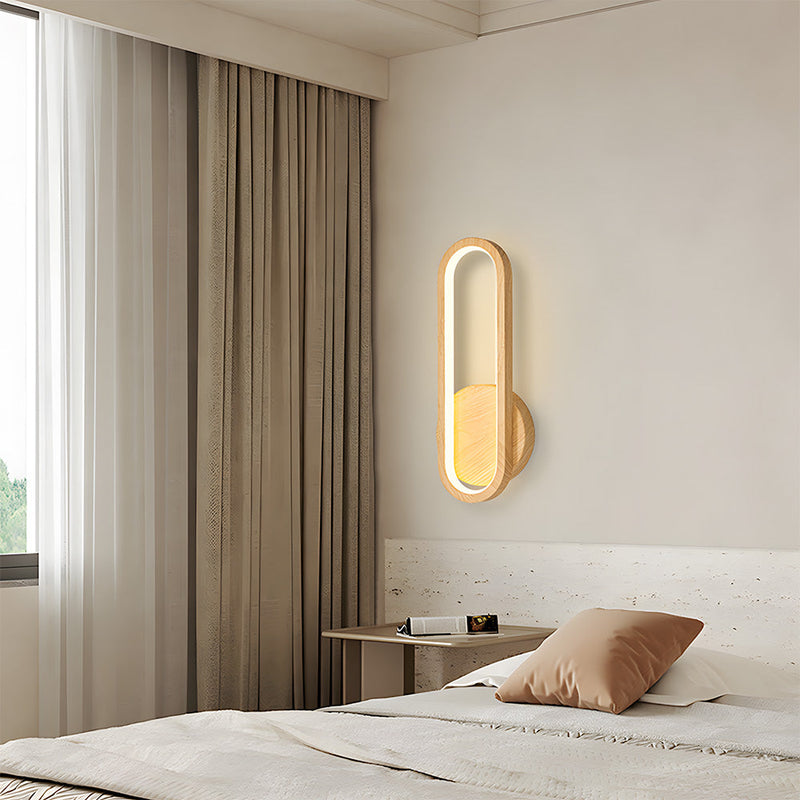 Wandlamp – Stijlvol ontwerp – Houten LED lamp voor woonkamer decoratie