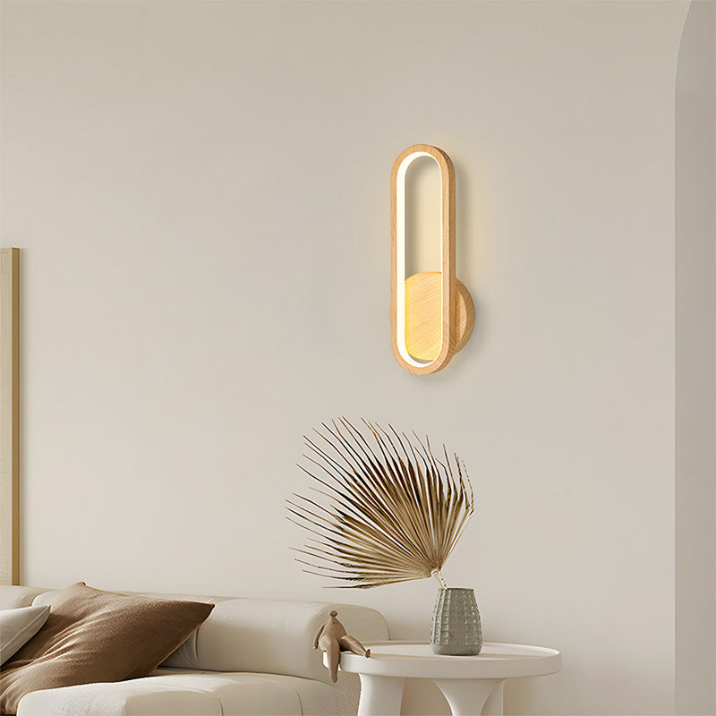 Wandlamp – Stijlvol ontwerp – Houten LED lamp voor woonkamer decoratie