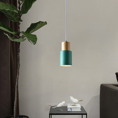 Hanglamp – Cilindervormig ontwerp – Geschikt voor diverse interieurstijlen | E27 fitting, energiezuinig