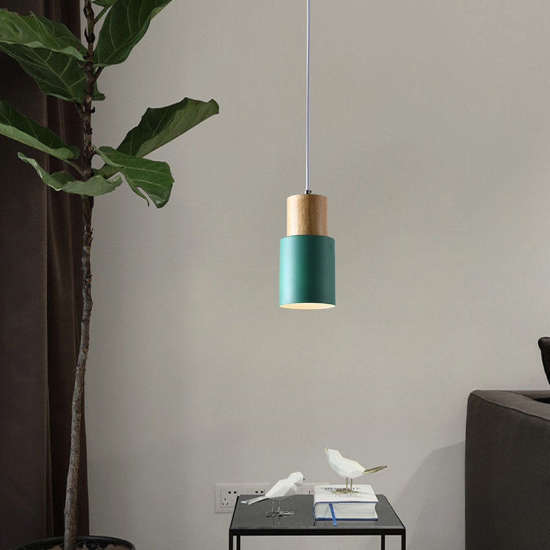 Hanglamp – Cilindervormig ontwerp – Geschikt voor diverse interieurstijlen | E27 fitting, energiezuinig