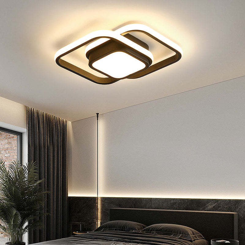 Plafondlamp – Dubbele LED-ring – Minimalistisch ontwerp, moderne verlichtingsoplossing