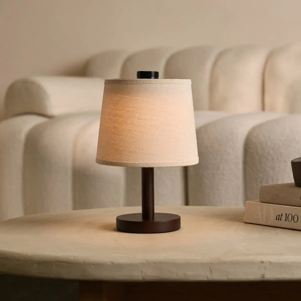 Tafellamp – Dimbaar en minimalistisch ontwerp – Houten, oplaadbaar