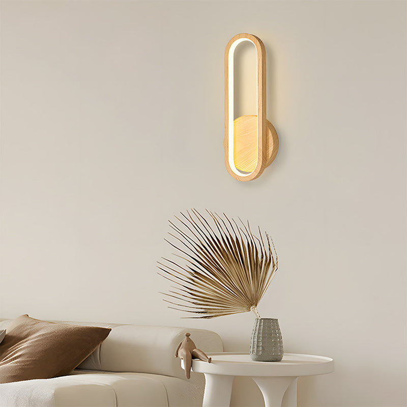 Wandlamp – Stijlvol ontwerp – Houten LED lamp voor woonkamer decoratie