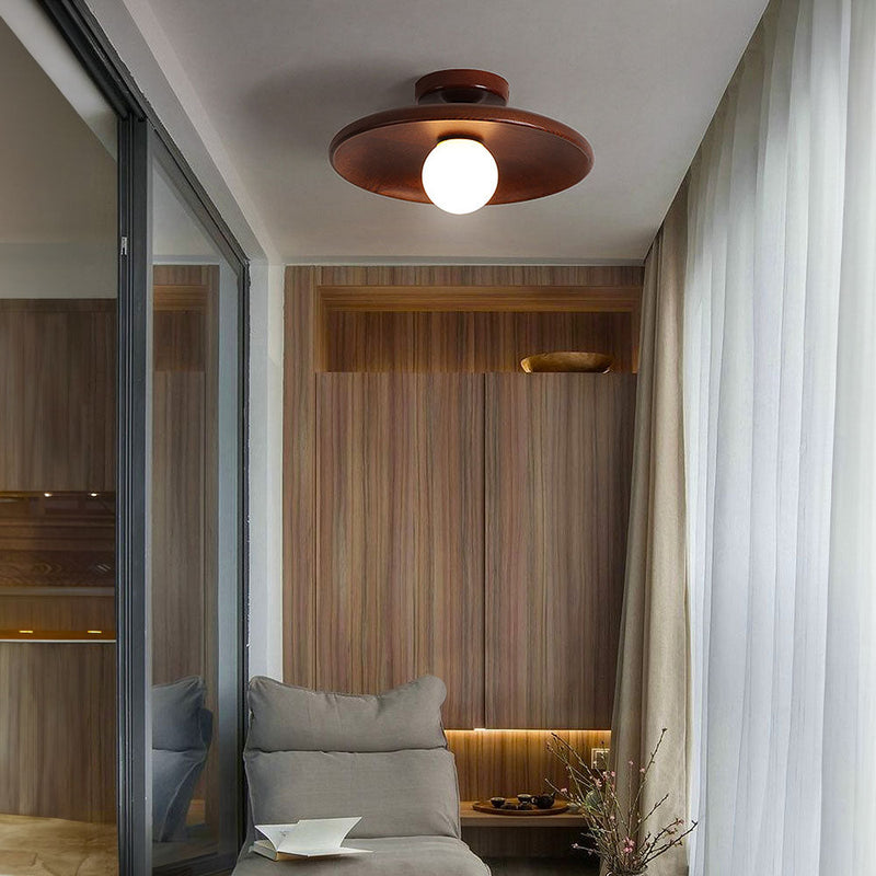 Hanglamp – Minimalistisch ontwerp – Noordelijk hout voor hal