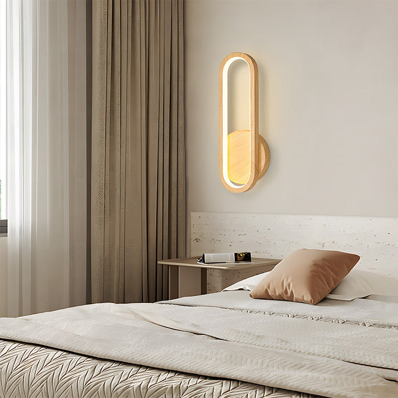 Wandlamp – Stijlvol ontwerp – Houten LED lamp voor woonkamer decoratie