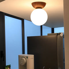 Hanglamp – Elegante Zen-verlichting – Houten constructie, sfeervolle ambiance