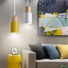 Hanglamp – Cilindervormig ontwerp – Geschikt voor diverse interieurstijlen | E27 fitting, energiezuinig
