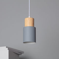 Hanglamp – Cilindervormig ontwerp – Geschikt voor diverse interieurstijlen | E27 fitting, energiezuinig