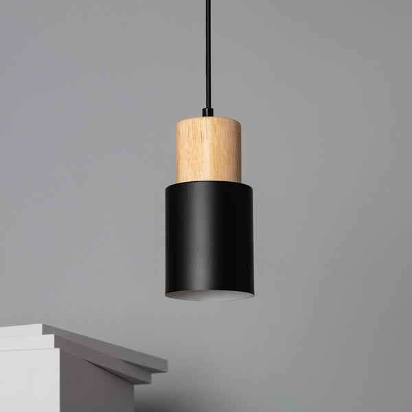 Hanglamp – Cilindervormig ontwerp – Geschikt voor diverse interieurstijlen | E27 fitting, energiezuinig