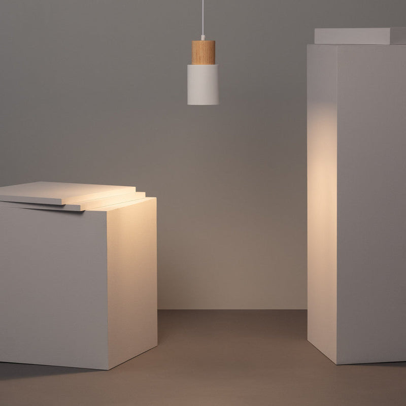 Hanglamp – Cilindervormig ontwerp – Geschikt voor diverse interieurstijlen | E27 fitting, energiezuinig