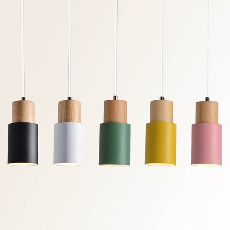 Hanglamp – Cilindervormig ontwerp – Geschikt voor diverse interieurstijlen | E27 fitting, energiezuinig
