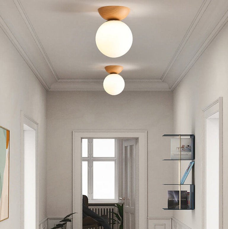 Hanglamp – Elegante Zen-verlichting – Houten constructie, sfeervolle ambiance