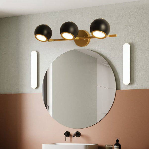 Wandlamp – Elegant bolvormig ontwerp met gouden accenten – Modern decoratieve verlichting