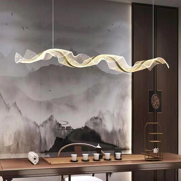Hanglamp – Modern design met golvende vorm – Geschikt voor diverse interieurstijlen