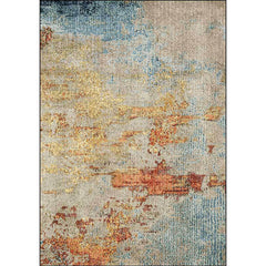 Abstract tapijt – Wasbaar, anti-slip – Polyester, industrieel vloerkleed voor woonkamer