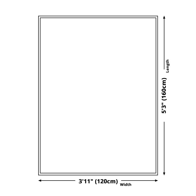 Abstract tapijt – Wasbaar, anti-slip – Polyester, industrieel vloerkleed voor woonkamer