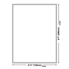 Abstract tapijt – Wasbaar, anti-slip – Polyester, industrieel vloerkleed voor woonkamer