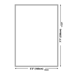 Abstract tapijt – Wasbaar, anti-slip – Polyester, industrieel vloerkleed voor woonkamer