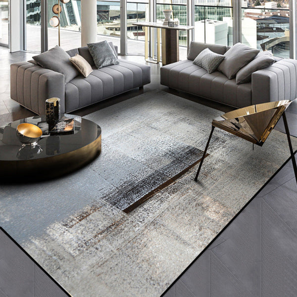 Abstract tapijt – Wasbaar, niet-slip, huisdiervriendelijk – Polyester voor woonkamer