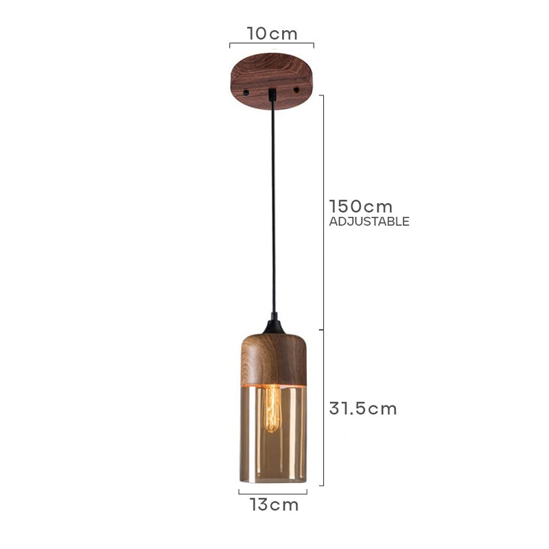 Houten Hanglamp – Stijlvol ontwerp – Geschikt voor diverse interieurstijlen