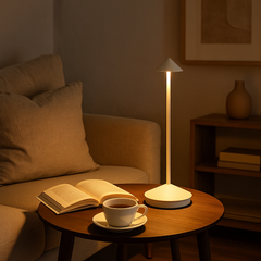 Tafellamp – Dimbare LED-verlichting, waterdicht, draadloos | Minimalistisch design