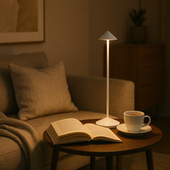 Tafellamp – Dimbare LED-verlichting, waterdicht, draadloos | Minimalistisch design