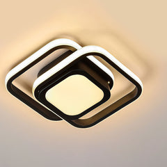 Plafondlamp – Dubbele LED-ring – Minimalistisch ontwerp, moderne verlichtingsoplossing