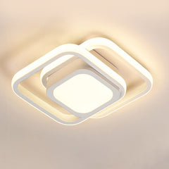 Plafondlamp – Dubbele LED-ring – Minimalistisch ontwerp, moderne verlichtingsoplossing
