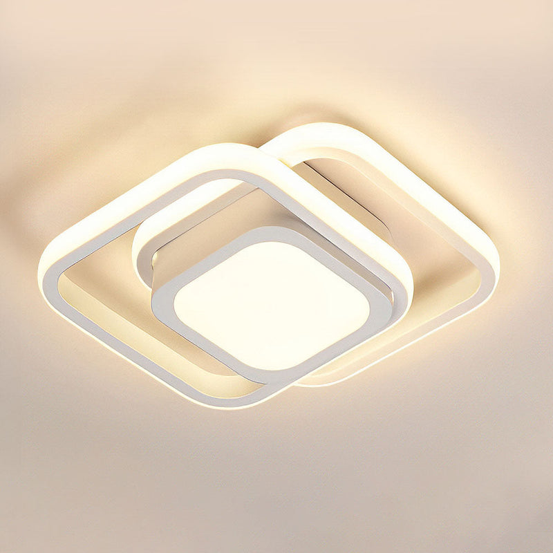 Plafondlamp – Dubbele LED-ring – Minimalistisch ontwerp, moderne verlichtingsoplossing