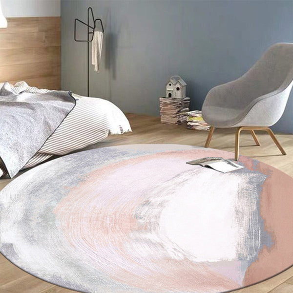 Trendy tapijt – Multi-gekleurde abstracte print – Vlekbestendig en anti-slip achterkant