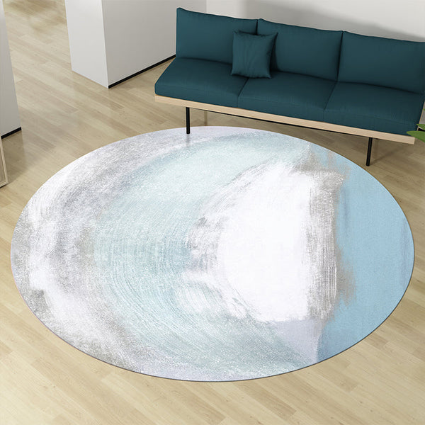 Trendy tapijt – Multi-gekleurde abstracte print – Vlekbestendig en anti-slip achterkant