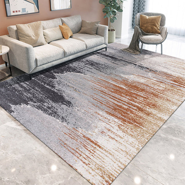 Vloerkleed – Abstract ontwerp – Katoenen mengsel met anti-slip achterkant, onderhoudsvriendelijk
