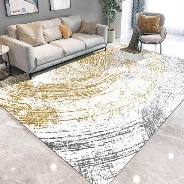 Vloerkleed – Abstract ontwerp – Katoenen mengsel met anti-slip achterkant, onderhoudsvriendelijk