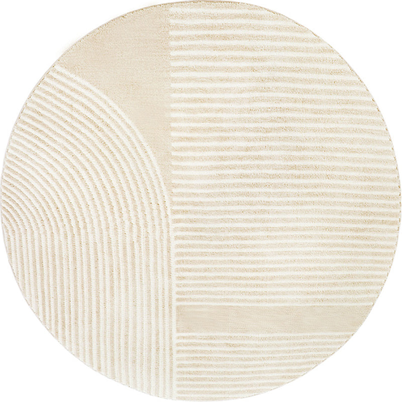 Gestreept tapijt – Vlekbestendig en anti-slip – Polyester materiaal voor woonkamer