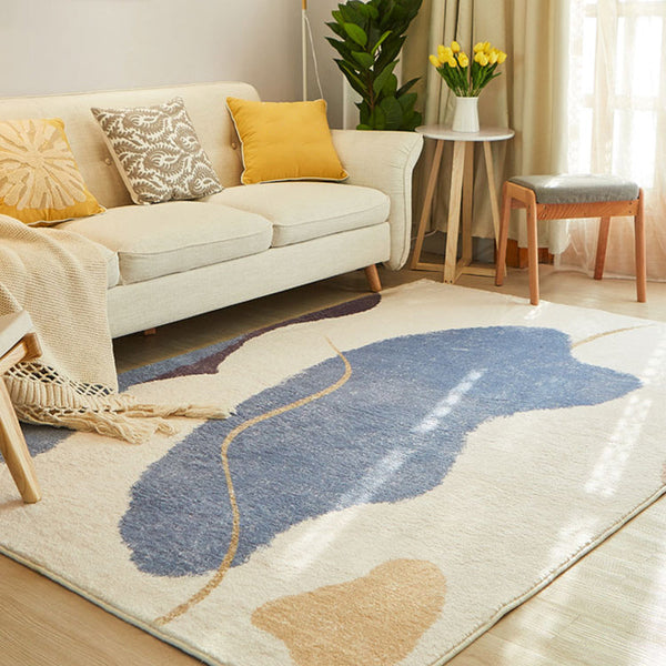 Vloerkleed – Anti-slip | Katoenmix | Easy Care, Multi-kleuren kleurblok design