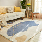 Vloerkleed – Anti-slip | Katoenmix | Easy Care, Multi-kleuren kleurblok design