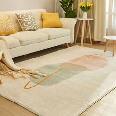 Vloerkleed – Anti-slip | Katoenmix | Easy Care, Multi-kleuren kleurblok design