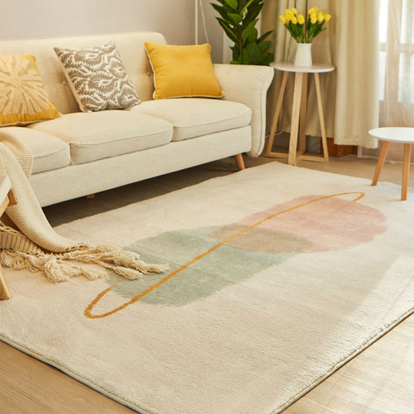 Vloerkleed – Anti-slip | Katoenmix | Easy Care, Multi-kleuren kleurblok design