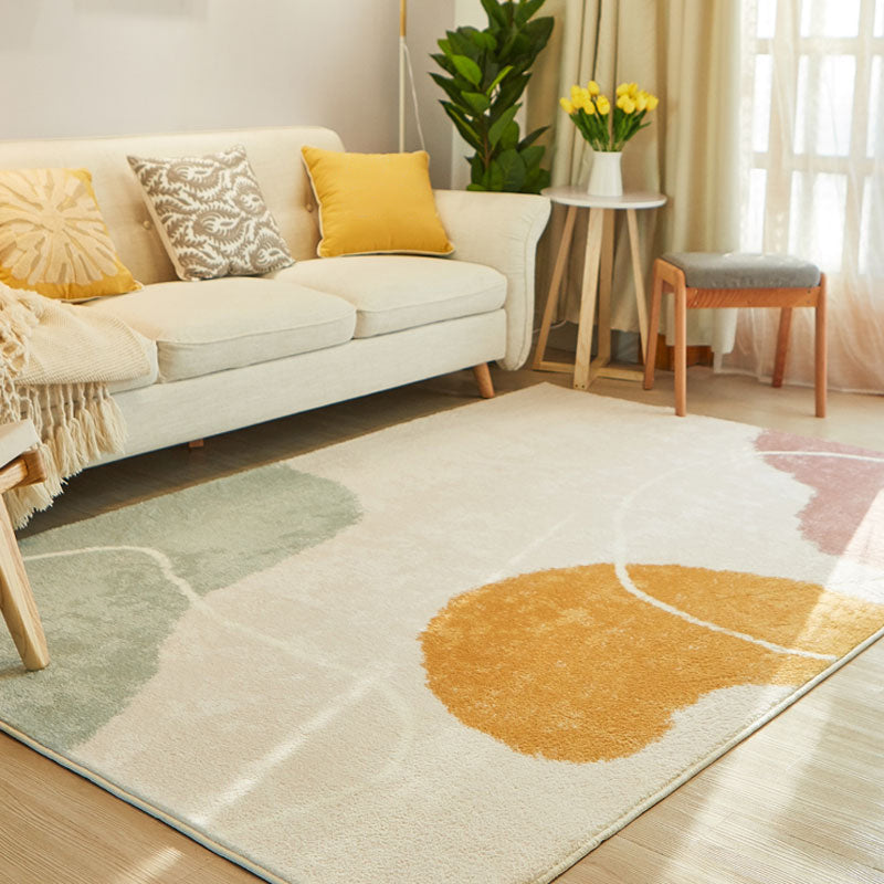 Vloerkleed – Anti-slip | Katoenmix | Easy Care, Multi-kleuren kleurblok design