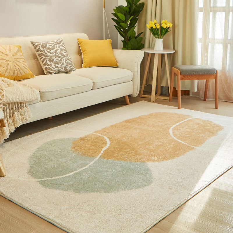 Vloerkleed – Anti-slip | Katoenmix | Easy Care, Multi-kleuren kleurblok design