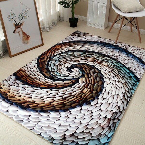 Vloerkleed – Creatief ontwerp – Polypropyleen, wasbaar, huisdiervriendelijk, niet-slip