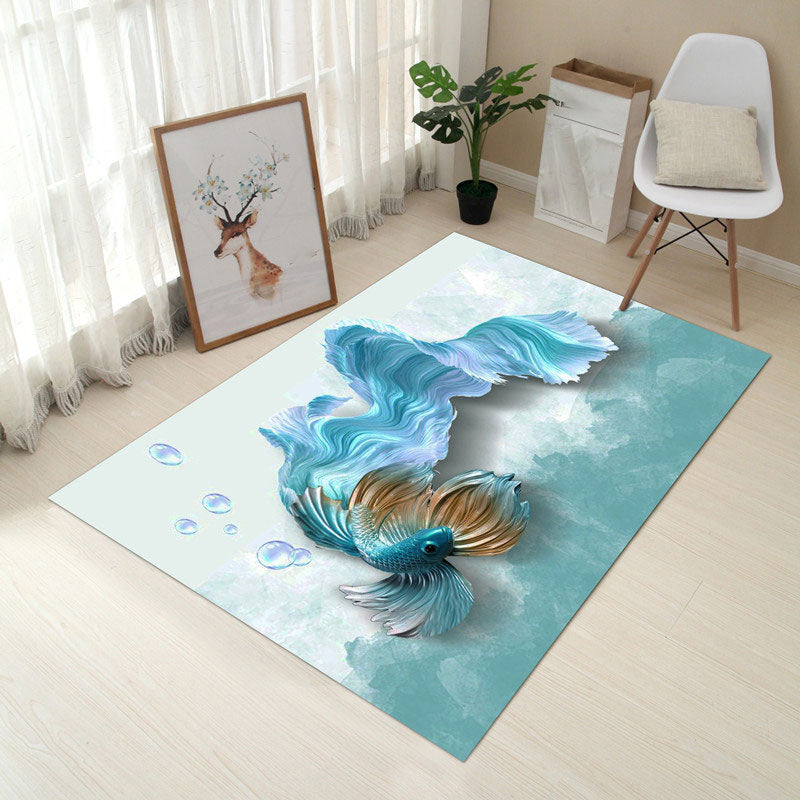 Vloerkleed – Creatief ontwerp – Polypropyleen, wasbaar, huisdiervriendelijk, niet-slip