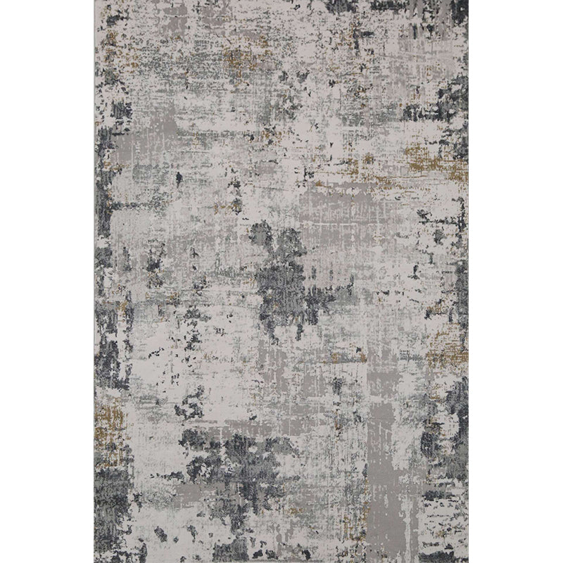 Vloerkleed – Abstracte roestlook – Anti-slip, wasbaar, vlekbestendig voor salon