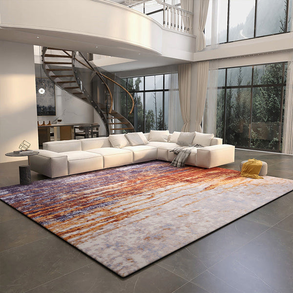 Woonkamer Tapijt – Abstract Patroon, Synthetisch, Antislip Ondergrond, Wasbaar