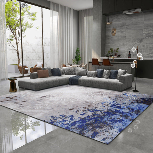 Woonkamer Tapijt – Abstract Patroon, Synthetisch, Antislip Ondergrond, Wasbaar