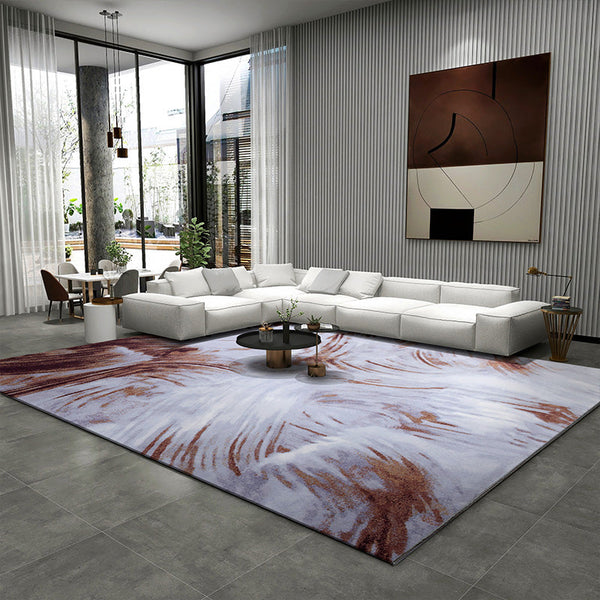Woonkamer Tapijt – Abstract Patroon, Synthetisch, Antislip Ondergrond, Wasbaar