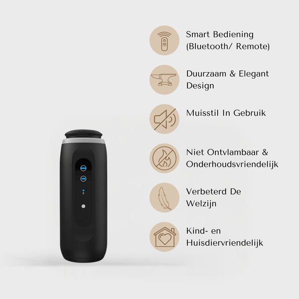 Evolve CA50 Plug – Aroma Diffuser voor 50 m² – App & Bluetooth Control