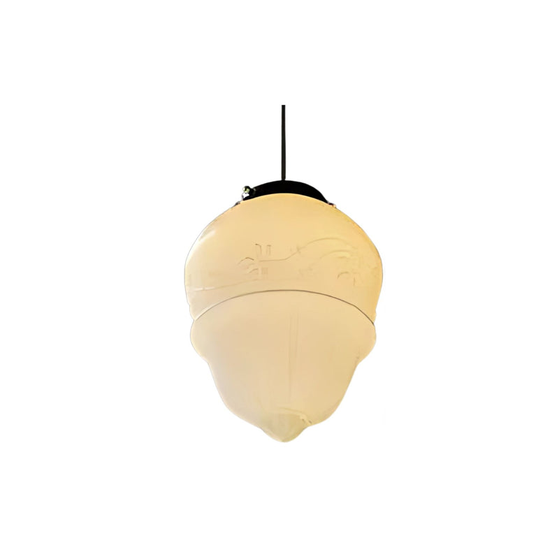 Hanglamp – Melkglas ontwerp – Geschikt voor diverse interieurstijlen | E27 fitting