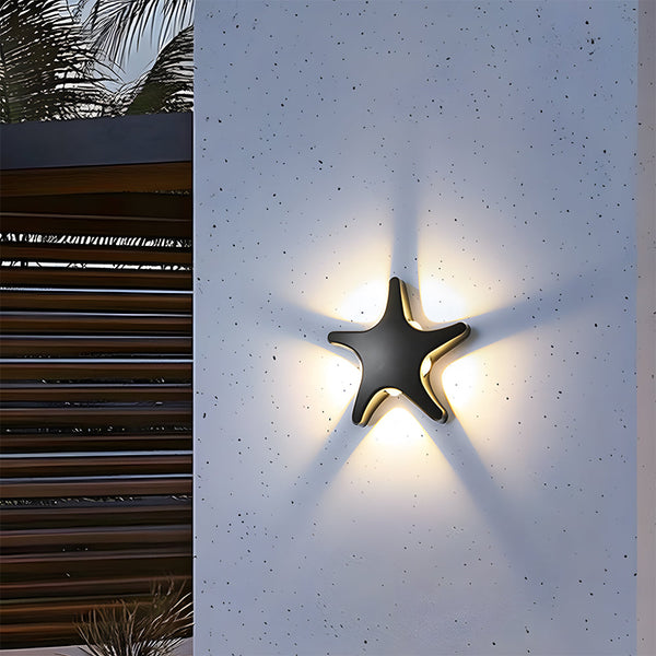 Wandlamp LED – Stervormig ontwerp – Creatieve buitenverlichting voor stijlvolle ambiance